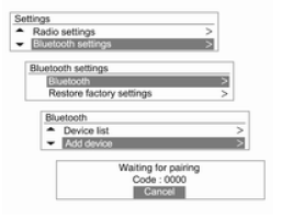 Bluetooth cihazın kaydedilmesi