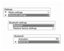 Bluetooth cihazlarının bağlanması/ silinmesi/ayrılması