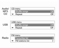 CD/MP3/USB/iPod ses veya harici (AUX) girişi çalma