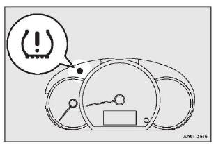Lastik basınç takip sistemi uyarı lambası